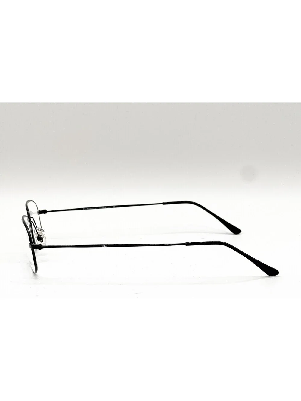 Polo Ralph Lauren 1016 9003 Shiny Black GUN Metal Authentic Eyeglass Frames 50-1